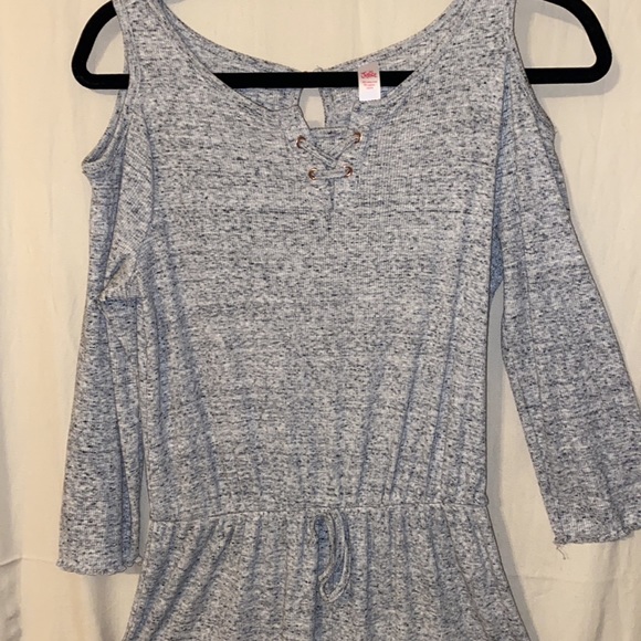 Girls Justice gray jumpsuit sz 16 - Picture 2 of 5